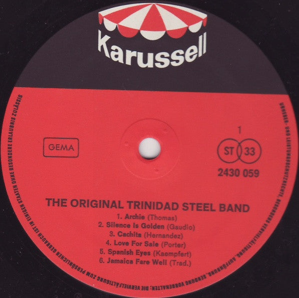 The Original Trinidad Steel Band : The Original Trinidad Steel Band (LP, Album, RE)