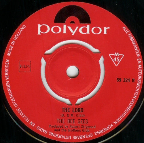 Bee Gees : Don't Forget To Remember / The Lord (7", Single, Mono)
