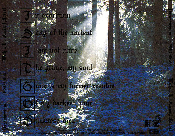 Paramæcium : Within The Ancient Forest (CD, Album)