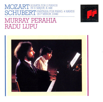 Wolfgang Amadeus Mozart / Franz Schubert, Murray Perahia, Radu Lupu : Sonata For 2 Pianos In D Major, K. 448 / Fantasia For Piano, 4 Hands In F Minor, Op.103, D 940 (CD, RE)