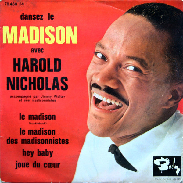 Harold Nicholas : Dansez Le Madison Avec Harold Nicholas (7", EP)