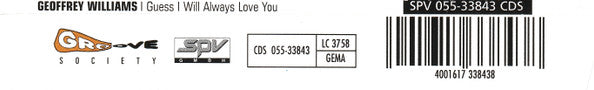 Geoffrey Williams : I Guess I Will Always Love You (CD, Single)