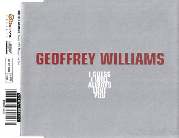 Geoffrey Williams : I Guess I Will Always Love You (CD, Single)