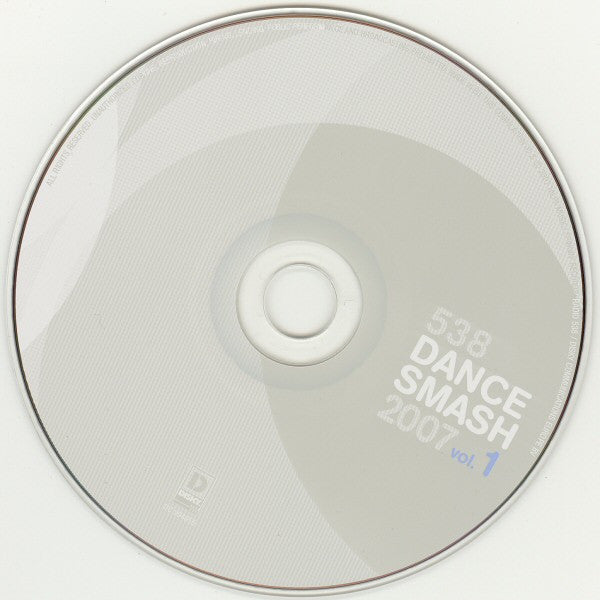 Various : 538 Dance Smash 2007 Vol. 1 (CD, Comp)