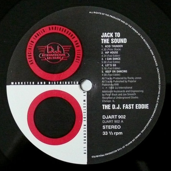 "Fast" Eddie Smith : Jack To The Sound (LP, Album + 12", Ltd)