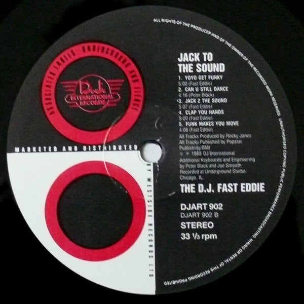 "Fast" Eddie Smith : Jack To The Sound (LP, Album + 12", Ltd)