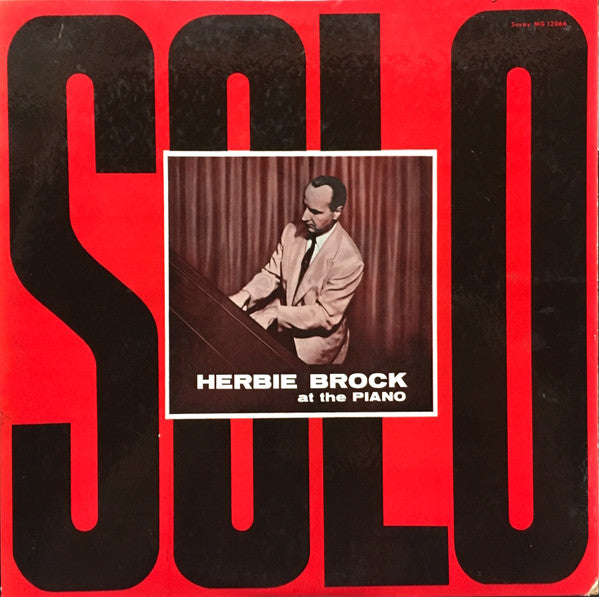 Herbie Brock : Solo - At The Piano (LP, Album)