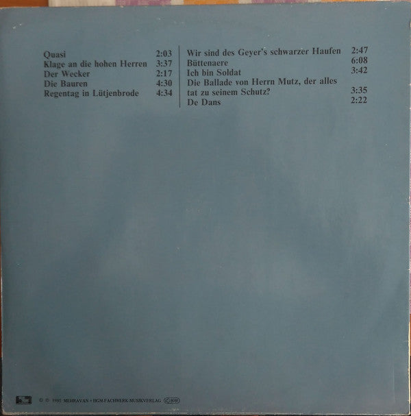 Mehravan : Folk-Rock - Quasi... (LP, Album)