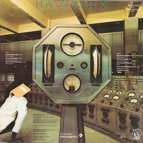 Hawkwind : Quark, Strangeness And Charm (LP, Album)