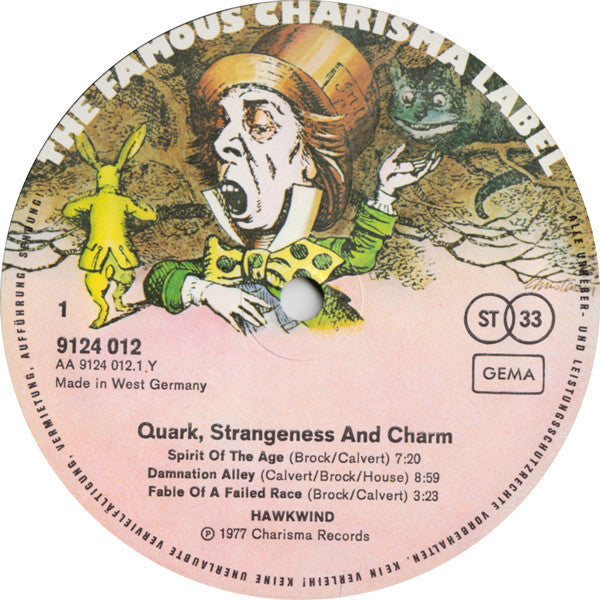 Hawkwind : Quark, Strangeness And Charm (LP, Album)