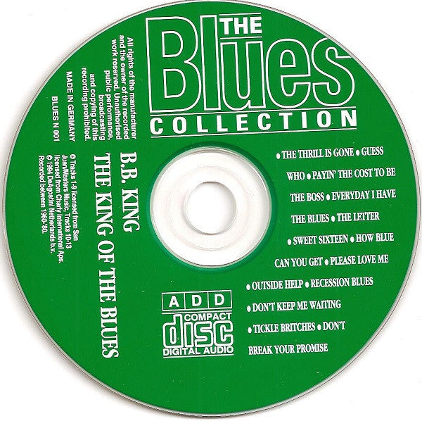 B.B. King : The King Of The Blues (CD, Comp)