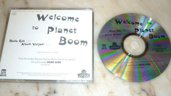 Tommy Lee : Welcome To Planet Boom (CD, Single, Promo)
