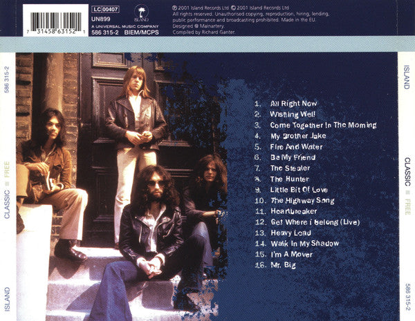 Free : Classic Free (CD, Comp, RE)