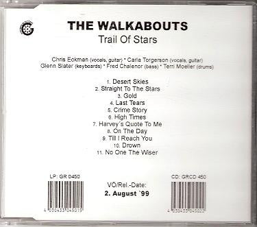 The Walkabouts : Trail Of Stars (CD, Promo, Sli)