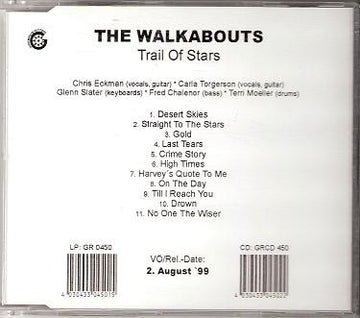 The Walkabouts : Trail Of Stars (CD, Promo, Sli)