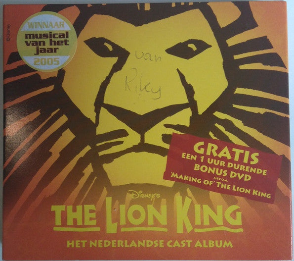 Various : The Lion King - Het Nederlandse Cast Album (CD, Album + DVD, Bon)