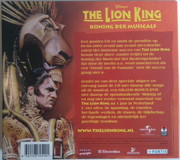 Various : The Lion King - Het Nederlandse Cast Album (CD, Album + DVD, Bon)