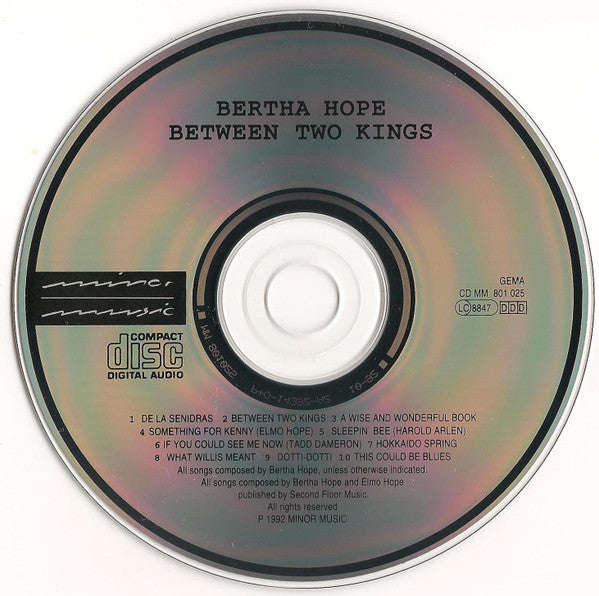 Bertha Hope Trio : Between Two Kings (CD, Album)