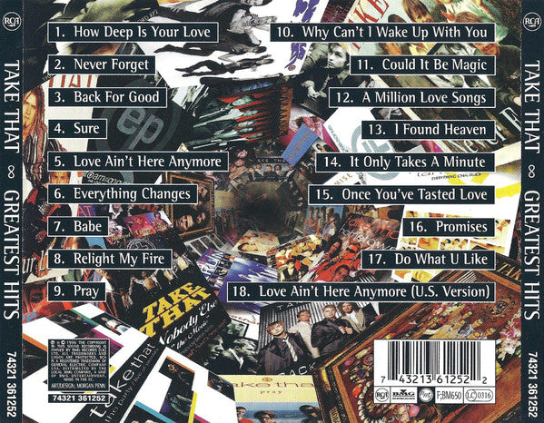 Take That : Greatest Hits (CD, Comp)