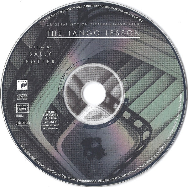 Various : The Tango Lesson (Original Motion Picture Soundtrack) (CD, Album, Dig)