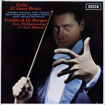 Manuel De Falla, Rafael Frühbeck De Burgos, New Philharmonia Orchestra With Nati Mistral : El Amor Brujo (LP)