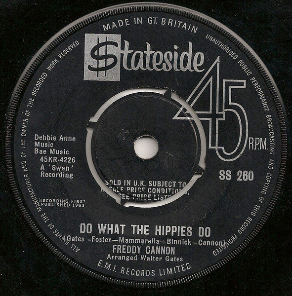 Freddy Cannon : That's The Way Girls Are (7")