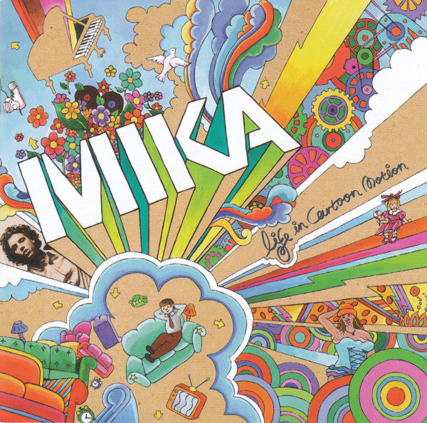 MIKA (8) : Life In Cartoon Motion (CD, Album, Enh, Sup)