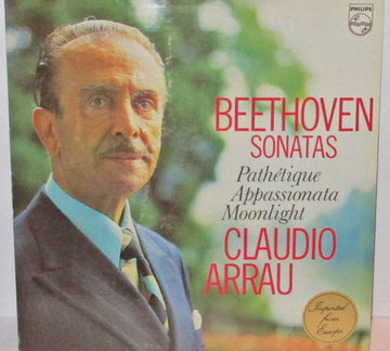 Ludwig van Beethoven - Claudio Arrau : Sonatas (Pathétique / Appassionata / Moonlight) (LP, Album)