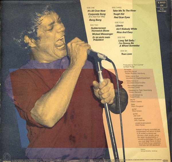 Mitch Ryder : Live Talkies (2xLP, Album + 12", Maxi + Ltd)