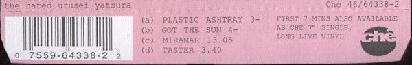 Urusei Yatsura : Plastic Ashtray (CD, EP)