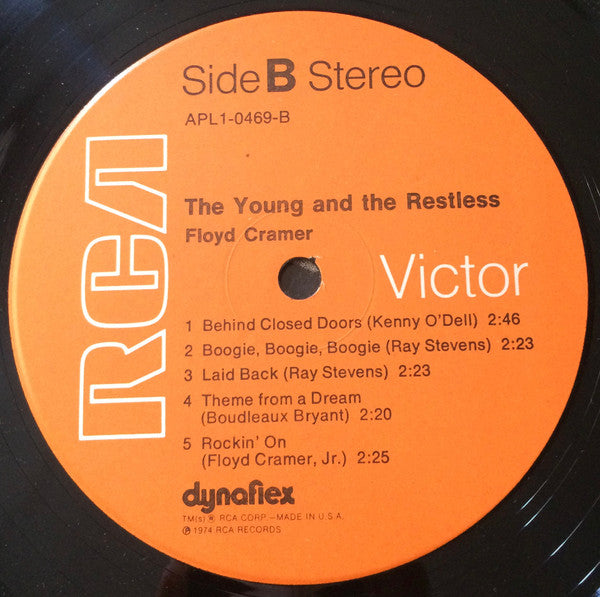Floyd Cramer : The Young And The Restless (LP, Album)