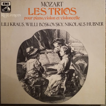 Wolfgang Amadeus Mozart - Lili Kraus, Willi Boskovsky, Nikolaus Hübner : Les Trios Pour Piano, Violon Et Violoncelle (3xLP, Mono + Box, Comp)