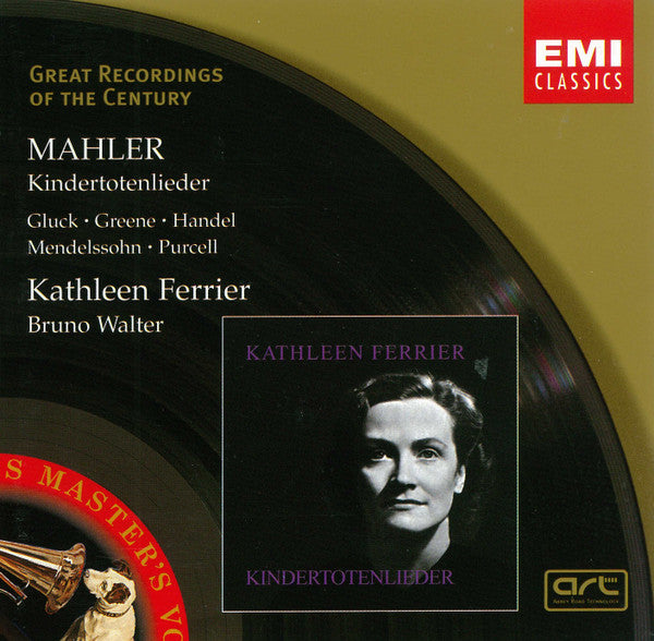 Gustav Mahler - Kathleen Ferrier, Bruno Walter : Kindertotenlieder (CD, Comp, Mono, RM)