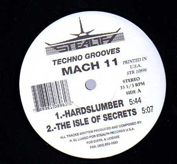 Techno Grooves : Mach 11 (12")