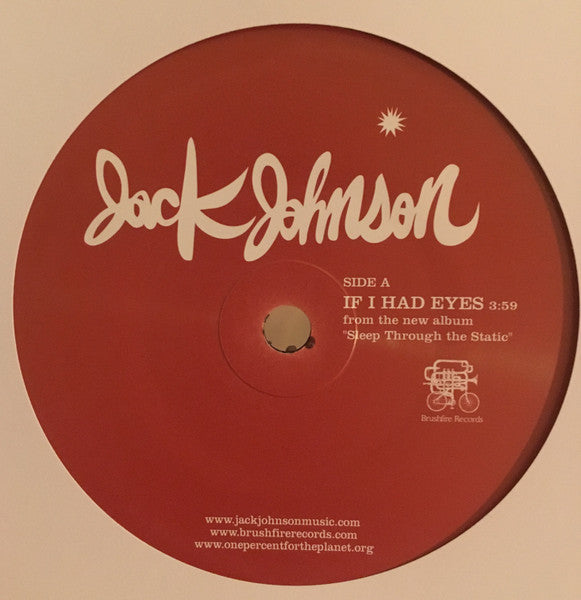 Jack Johnson : If I Had Eyes (7", Single, Promo)