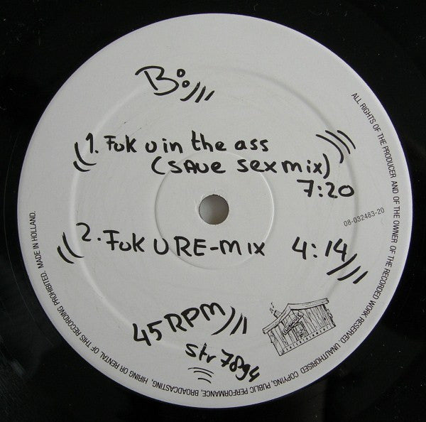 The Outhere Brothers : Fuk U In The Ass (Remixes) (12")