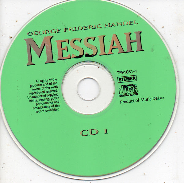 Georg Friedrich Händel / Margaret Price, Yvonne Minton, Alexander Young, Justino Diaz, English Chamber Orchestra, Johannes Somary : Messiah (2xCD, RE)