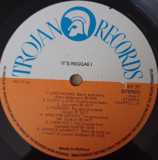 Various : It's Reggae 1 (LP, Comp)