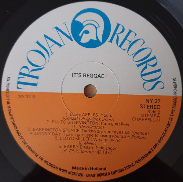 Various : It's Reggae 1 (LP, Comp)
