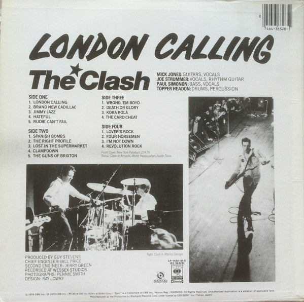 The Clash : London Calling (2xLP, Album)