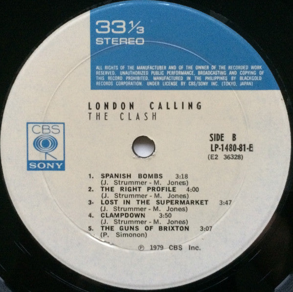The Clash : London Calling (2xLP, Album)