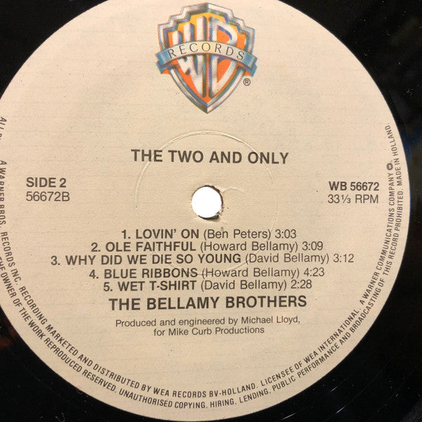 Bellamy Brothers : The Two And Only (LP, Album)