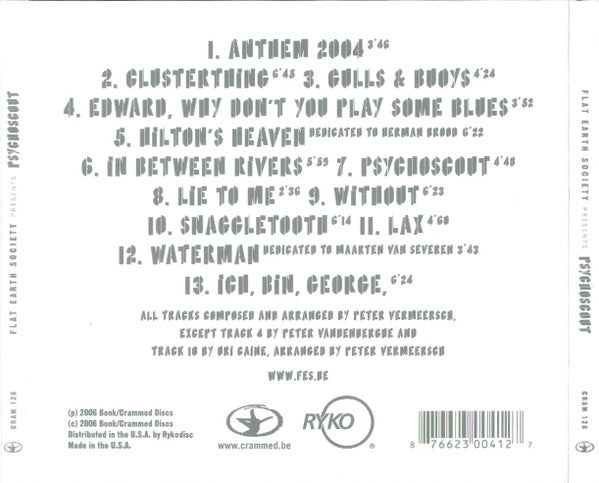 Flat Earth Society (2) : Psychoscout (CD, Album)
