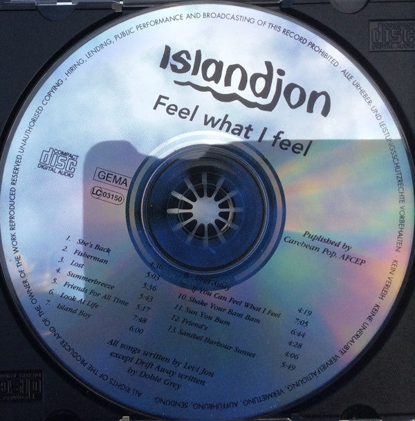 Levi John : Feel What I Feel (CD, Album)