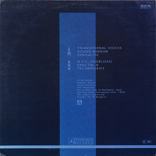 Clock DVA : Transitional Voices (LP, Album)