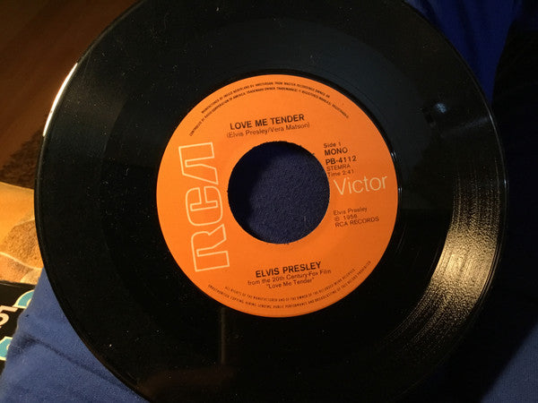 Elvis* : Love Me Tender (7", Single, Mono)