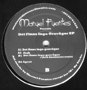 Manuel Fuentes : Det Finns Inga Genvägar EP (12", EP)