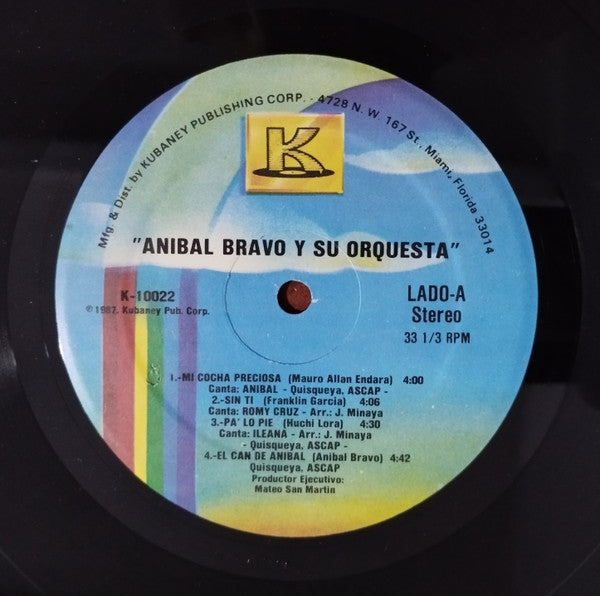Anibal Bravo Y Su Orquesta : Mi Cosa Preciosa (LP, Album)