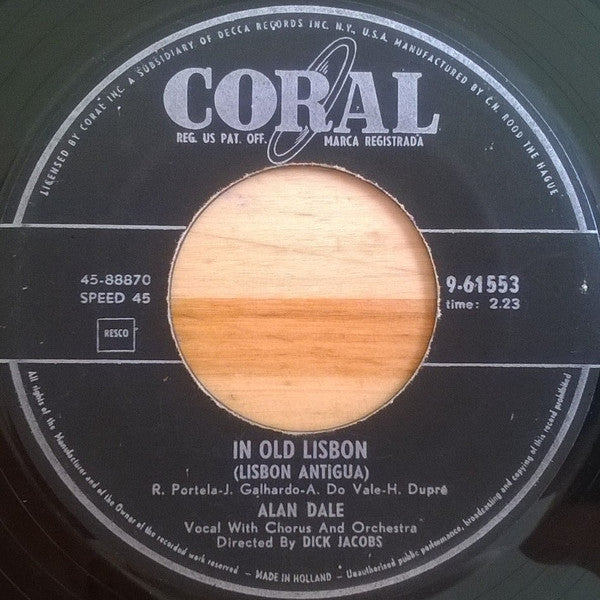 Alan Dale : In Old Lisbon (Lisbon Antigua) (7", Single)