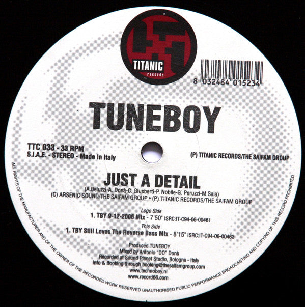 Tuneboy : Just A Detail (12")